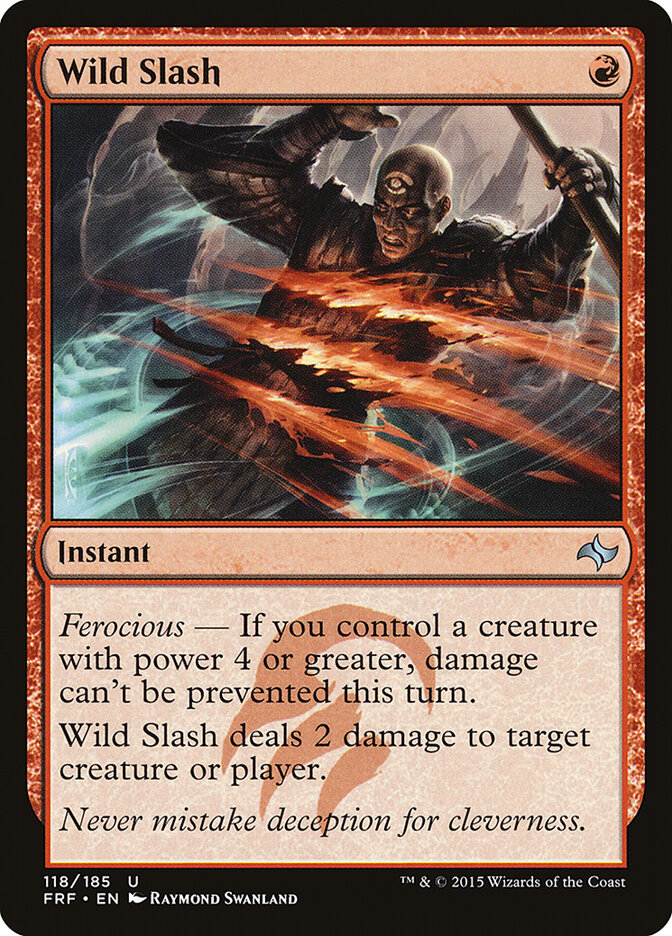 Zarpazo salvaje | Wild Slash — Fate Reforged #118