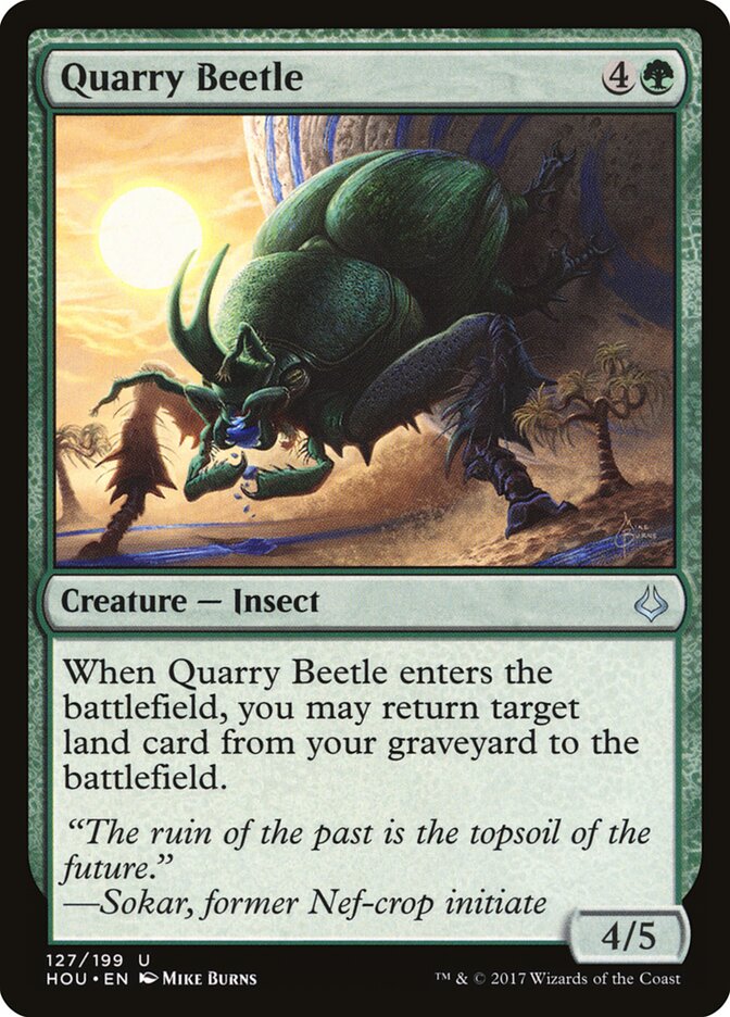 Escarabajo de cantera | Quarry Beetle — Hour of Devastation #127