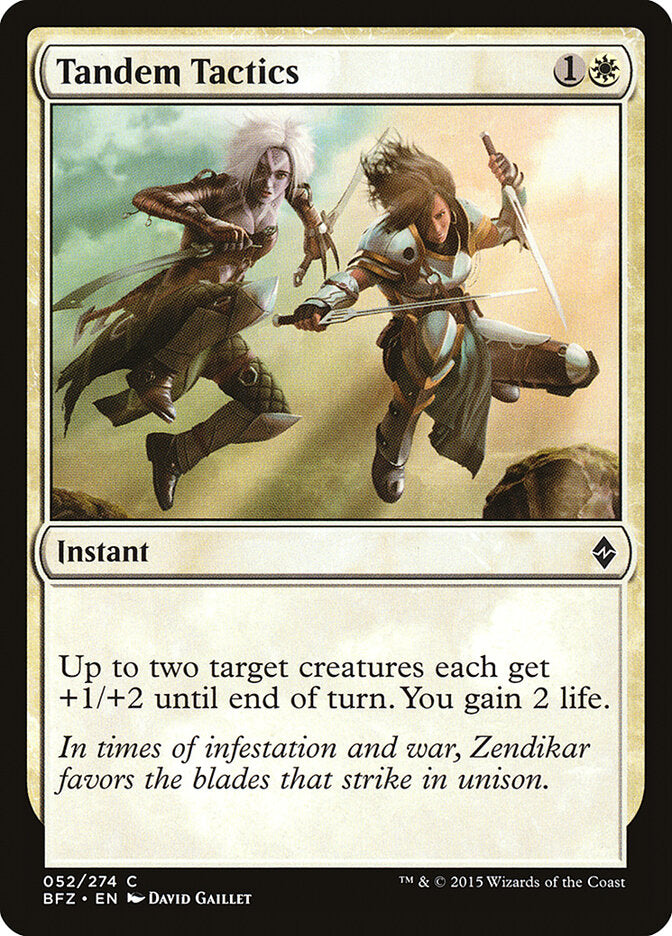 Tácticas en tándem | Tandem Tactics - Battle for Zendikar #52