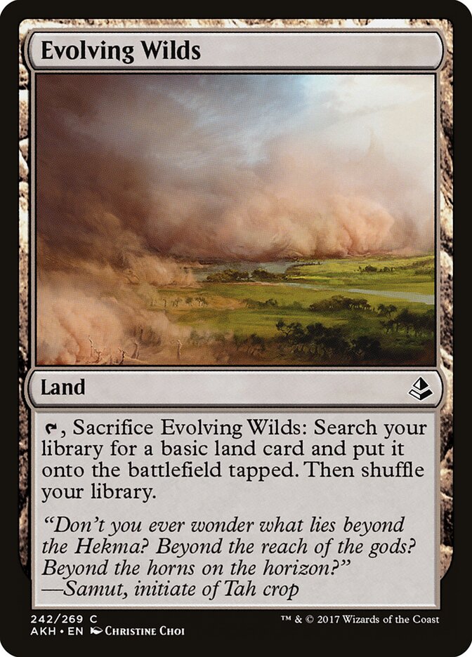 Evolving Wilds — Amonkhet #242