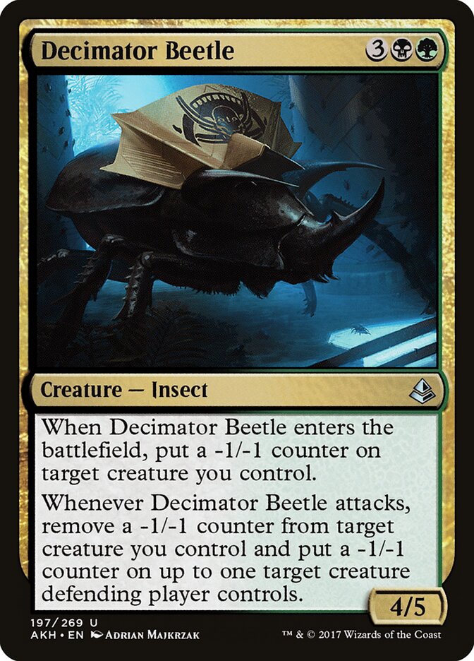 Decimator Beetle — Amonkhet #197