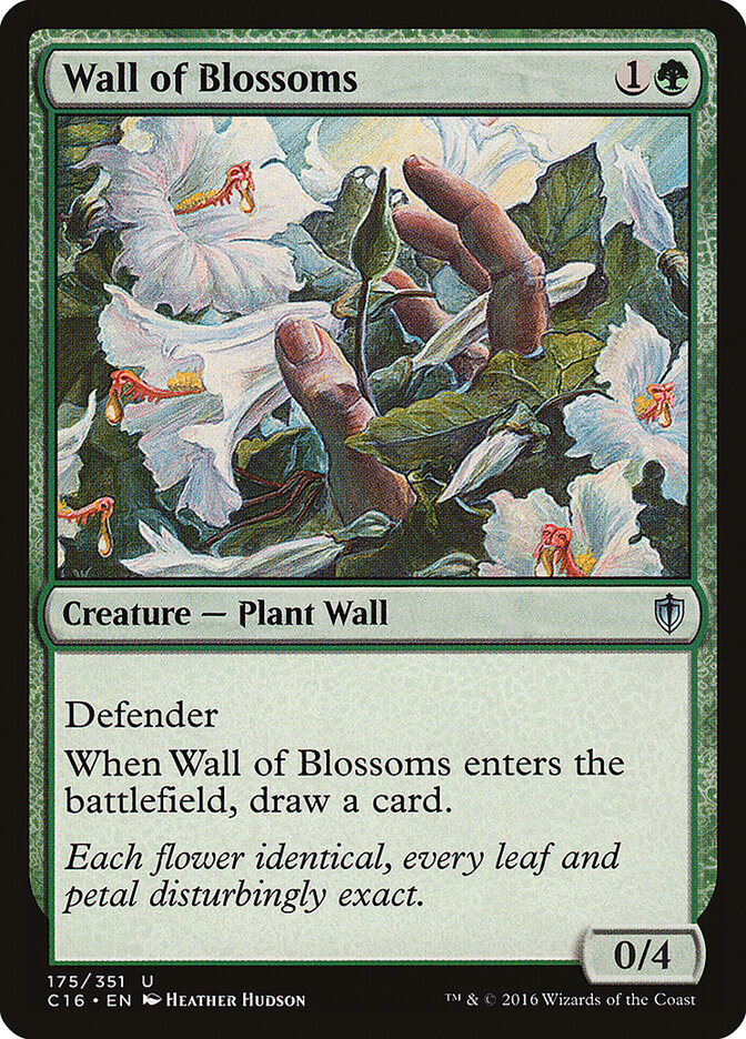 Muro de flores | Wall of Blossoms - Commander 2016 #175