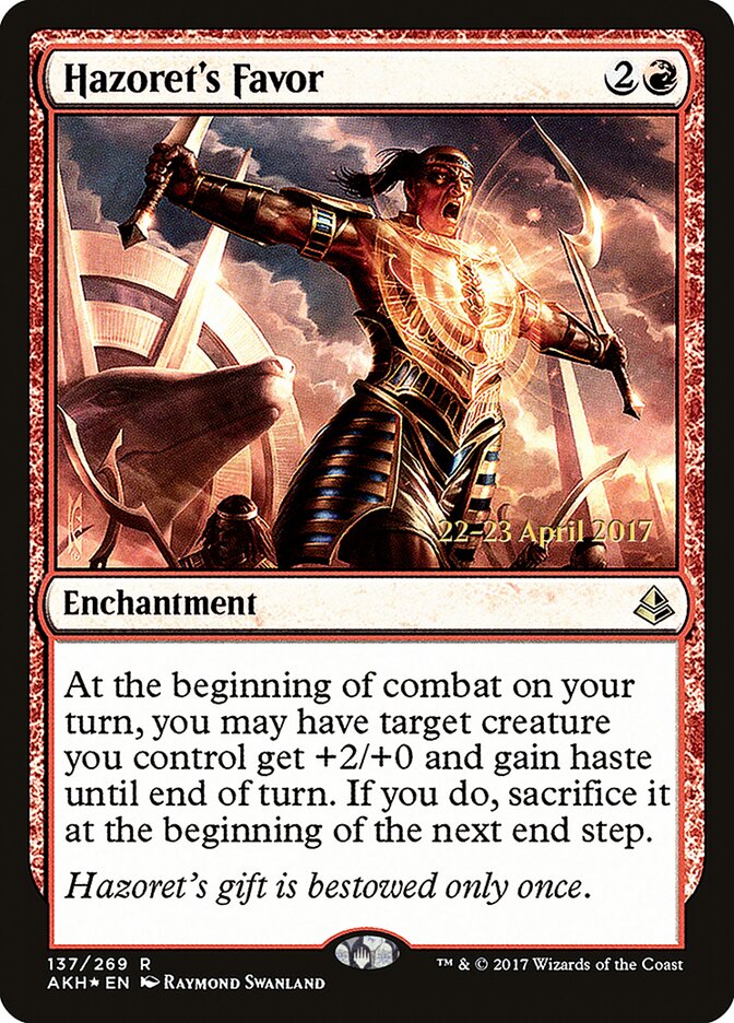 Hazoret's Favor - Amonkhet Promos #137s
