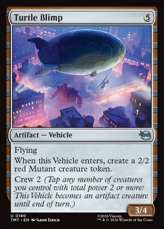 Tortudirigible | Turtle Blimp - Teenage Mutant Ninja Turtles #180