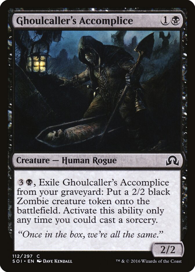 Ghoulcaller's Accomplice — Shadows over Innistrad #112