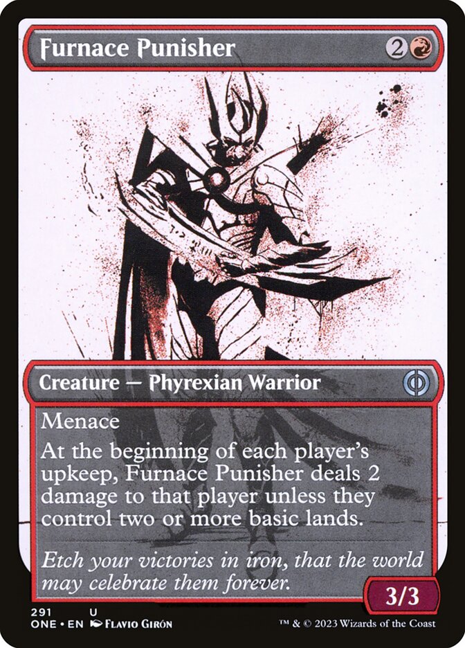 Castigadora del Horno | Furnace Punisher — Phyrexia: All Will Be One #291