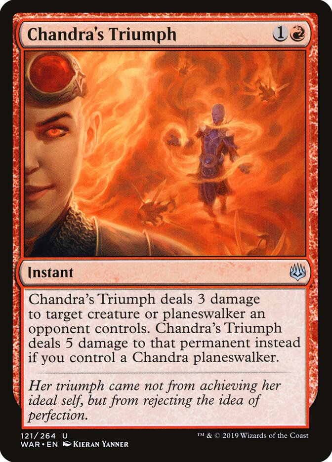 Triunfo de Chandra | Chandra's Triumph - War of the Spark #121
