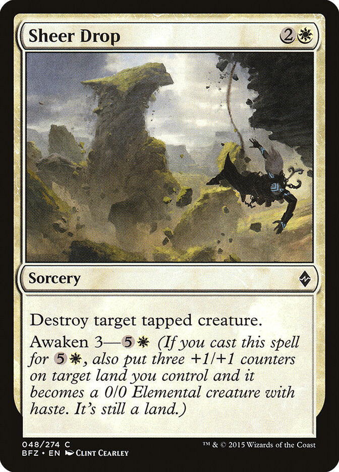 Caída en picado | Sheer Drop - Battle for Zendikar #48