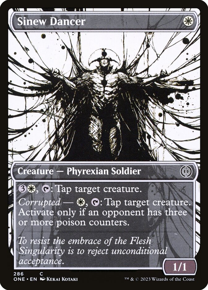 Bailarín de tendones | Sinew Dancer — Phyrexia: All Will Be One #286