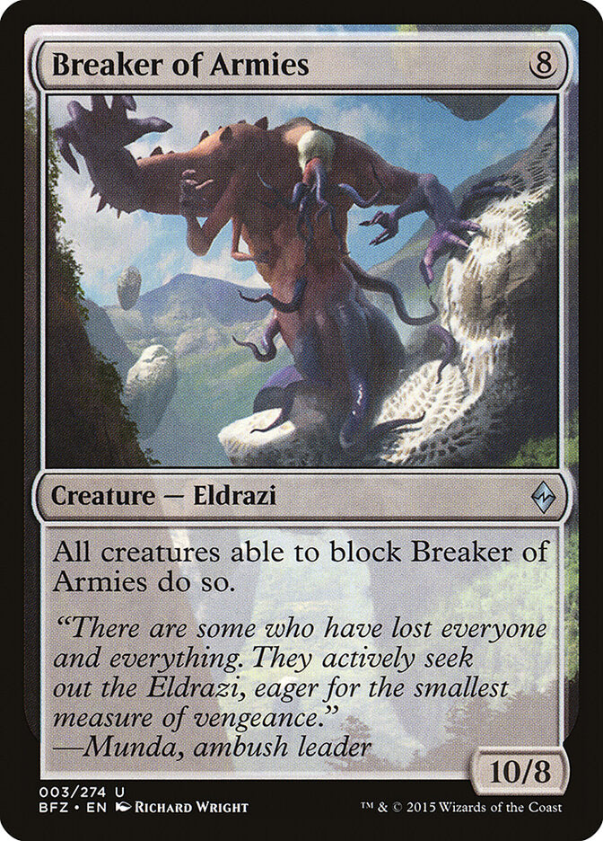 Aplastaejércitos | Breaker of Armies - Battle for Zendikar #3