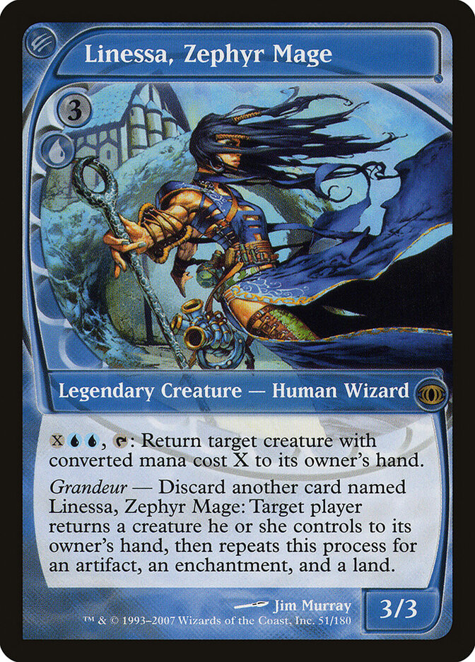 Linessa, maga céfira | Linessa, Zephyr Mage - Future Sight #51