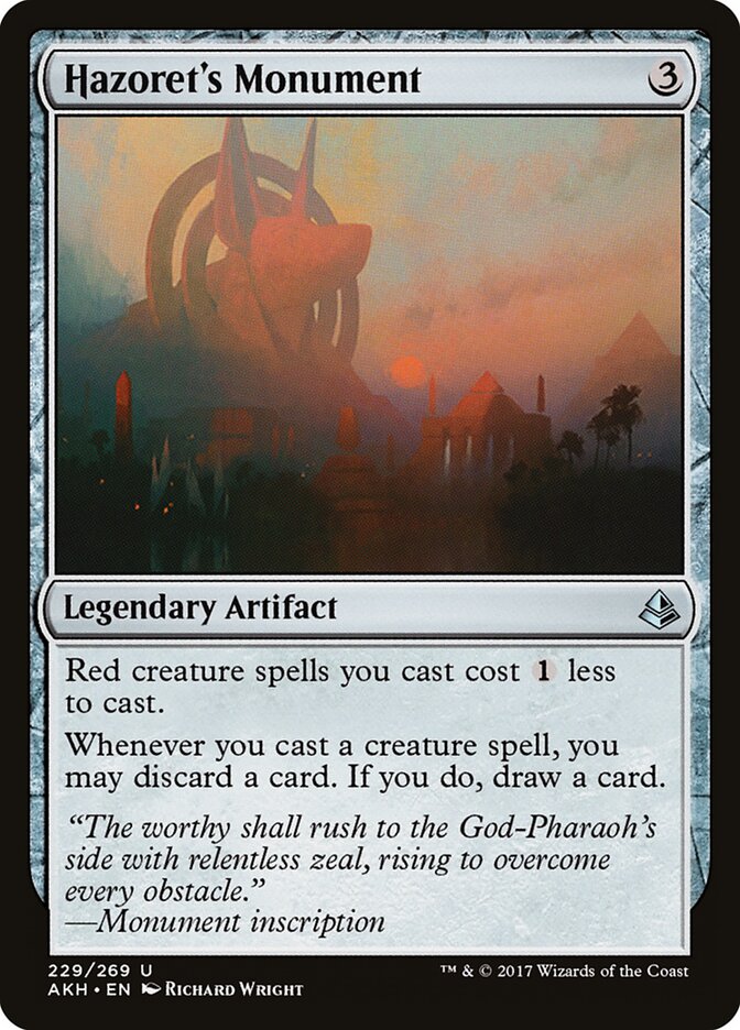 Hazoret's Monument — Amonkhet #229