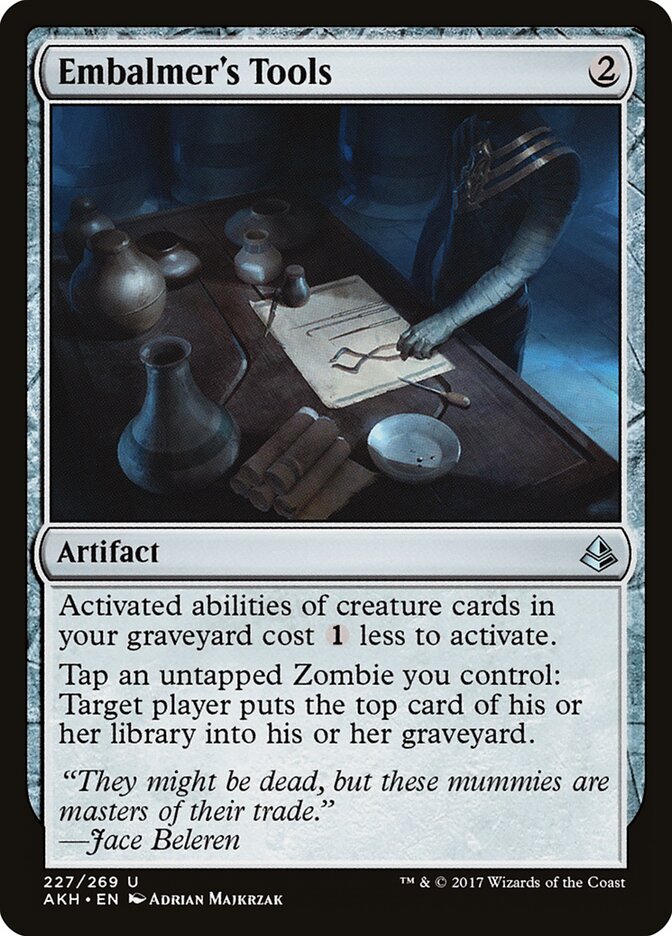 Embalmer's Tools — Amonkhet #227