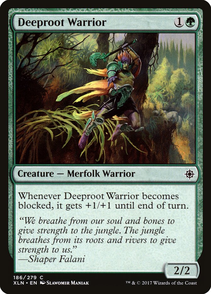 Deeproot Warrior — Ixalan #186