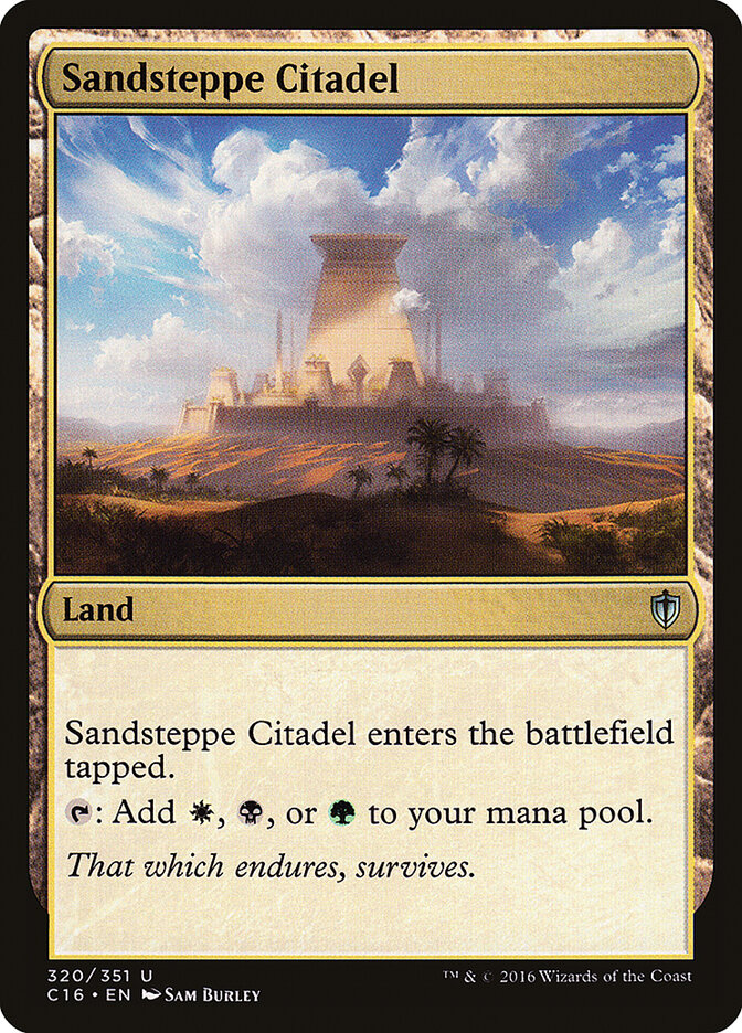 Ciudadela esteparenosa | Sandsteppe Citadel - Commander 2016 #320