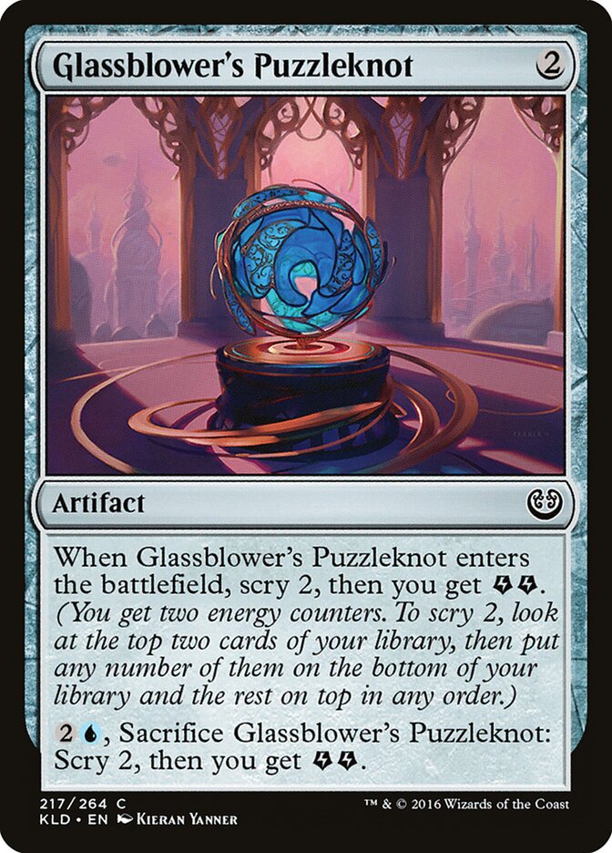 Enigma del soplador de vidrio — Kaladesh #217