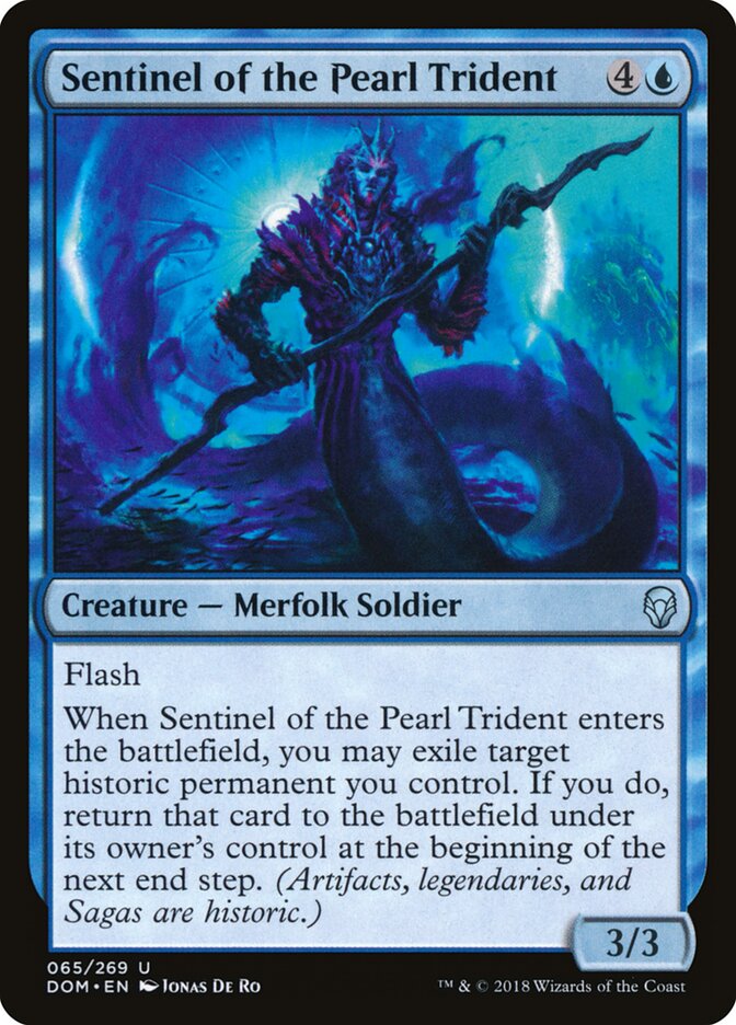 Centinela del Tridente Perlado — Dominaria #65