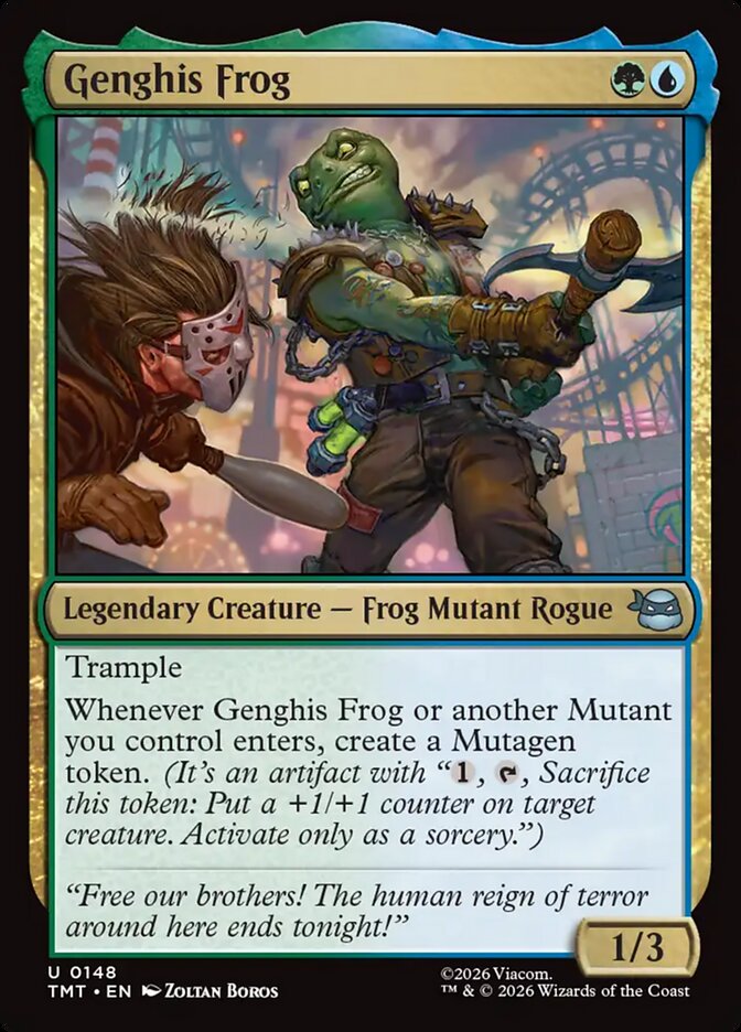 Genghis Rana | Genghis Frog - Teenage Mutant Ninja Turtles #148