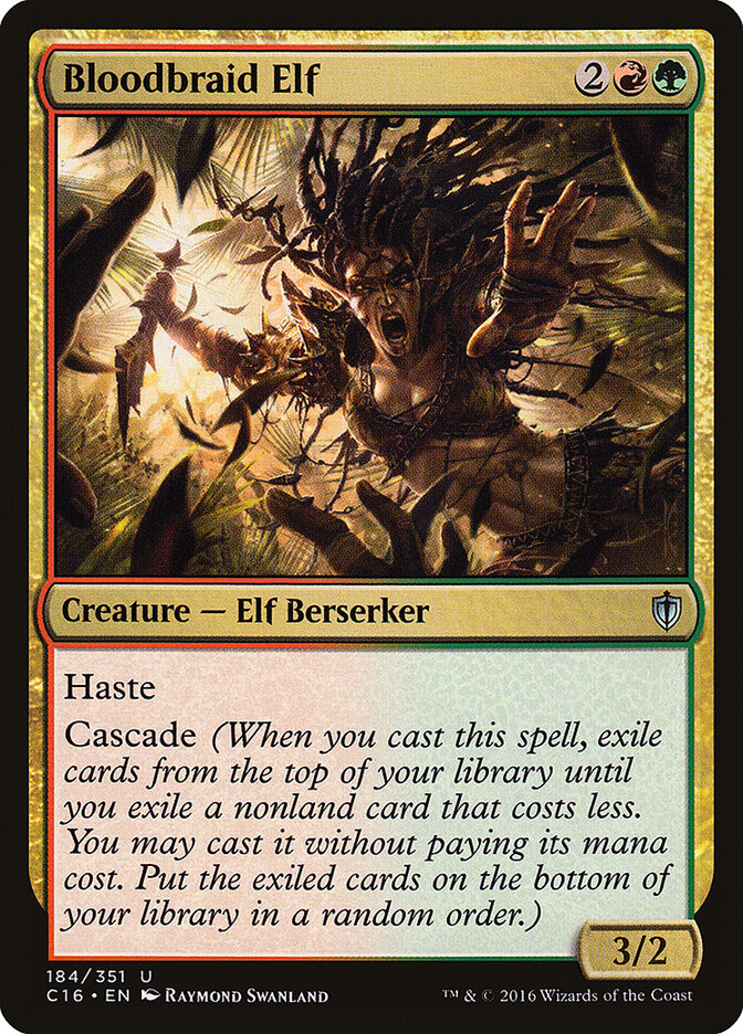 Elfo trenzas sangrientas | Bloodbraid Elf - Commander 2016 #184