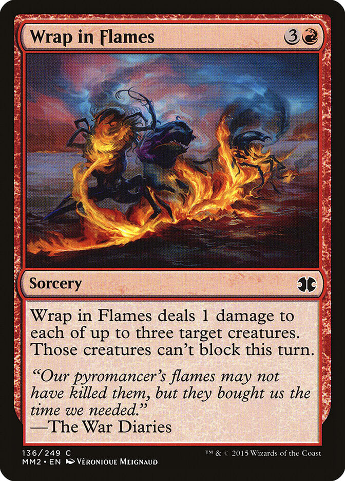 Wrap in Flames — Modern Masters 2015 #136