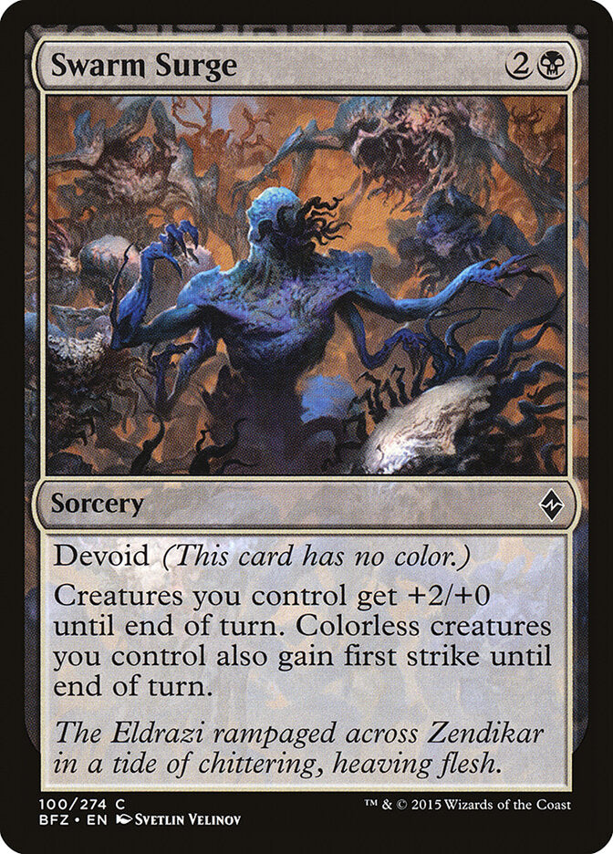 Oleada del enjambre | Swarm Surge - Battle for Zendikar #100