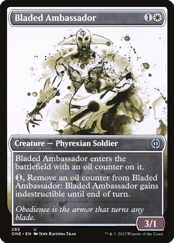 Embajador con filos | Bladed Ambassador — Phyrexia: All Will Be One #285