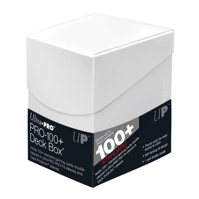 Caja de mazo con espacio para 100 cartas