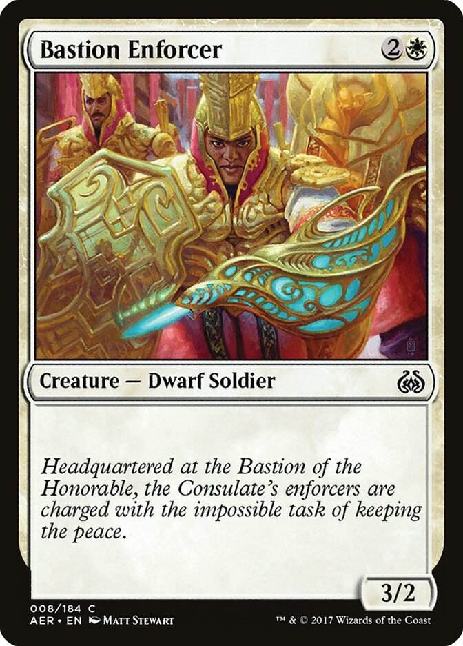 Ejecutora del Bastión | Bastion Enforcer - Aether Revolt #8