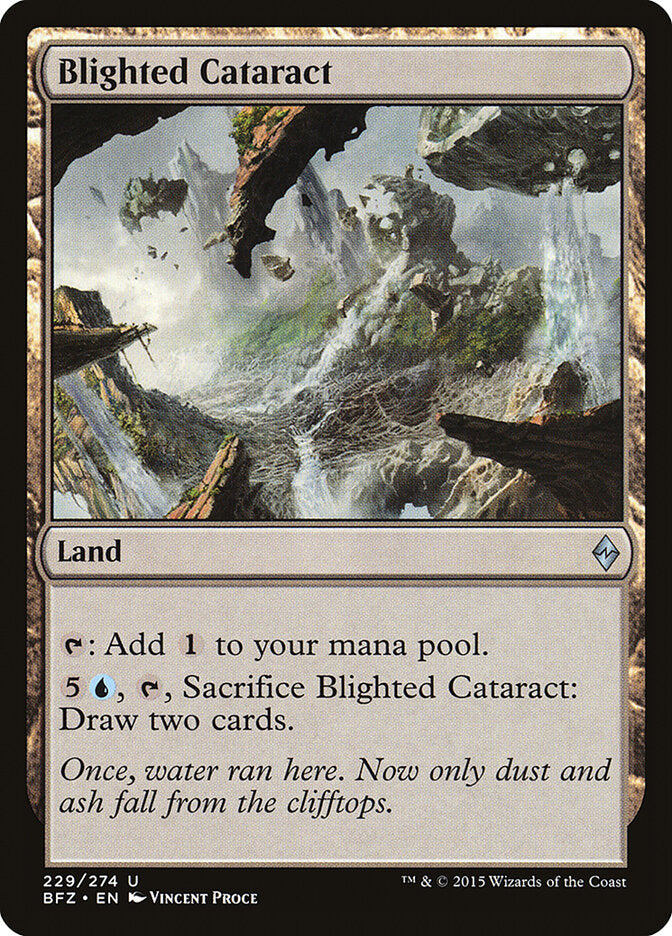 Catarata corrompida | Blighted Cataract - Battle for Zendikar #229