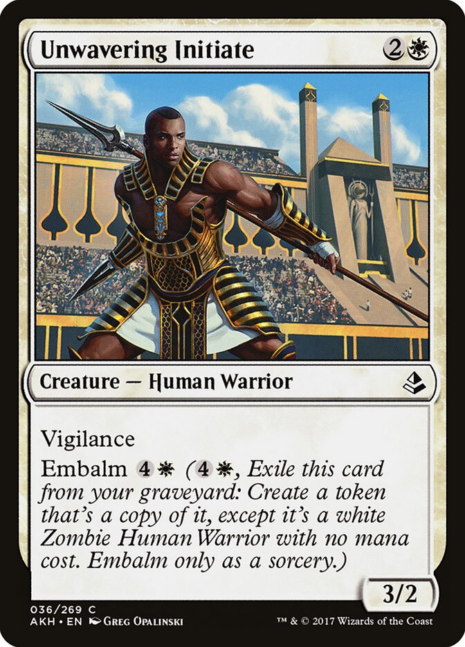 Unwavering Initiate — Amonkhet #36