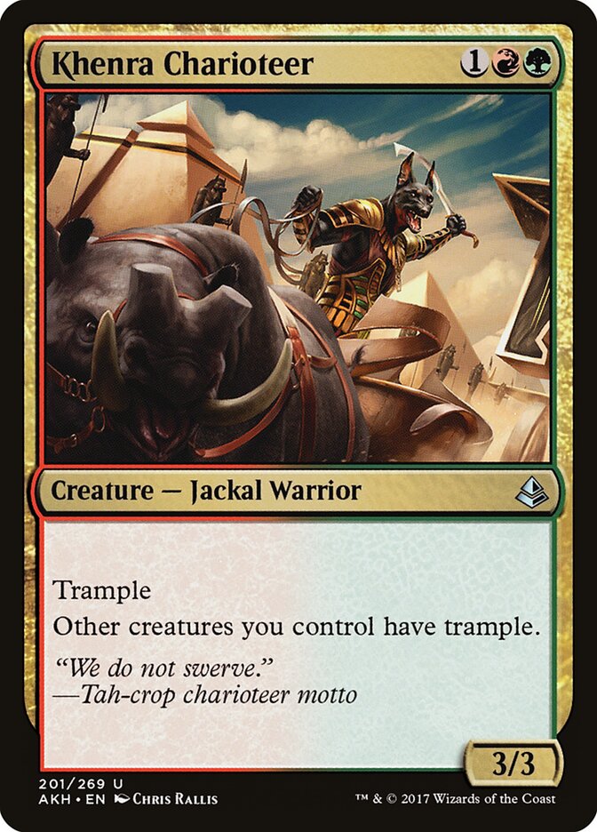 Khenra Charioteer — Amonkhet #201