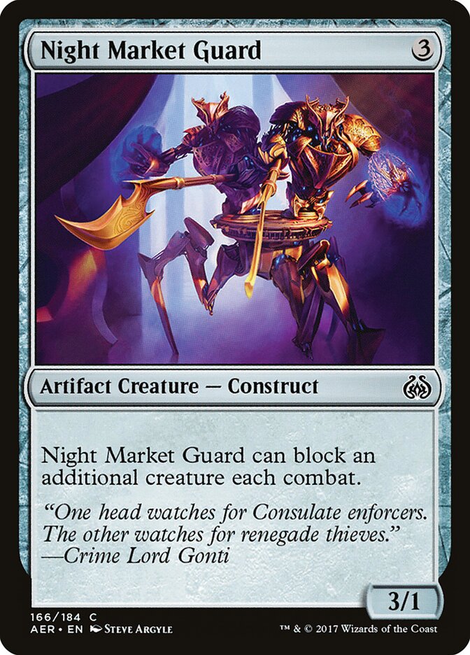 Guardia del mercado nocturno | Night Market Guard - Aether Revolt #166