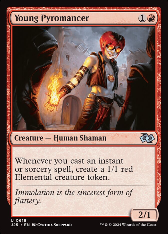 Piromante joven | Young Pyromancer - Foundations Jumpstart #618