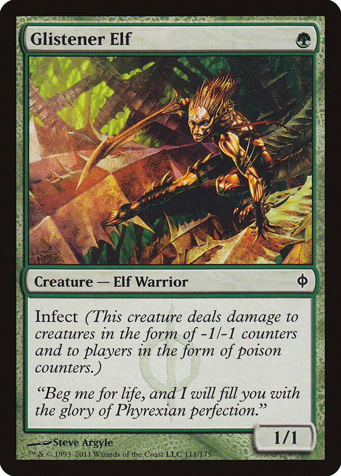 Elfo iridiscente | Glistener Elf - New Phyrexia #111