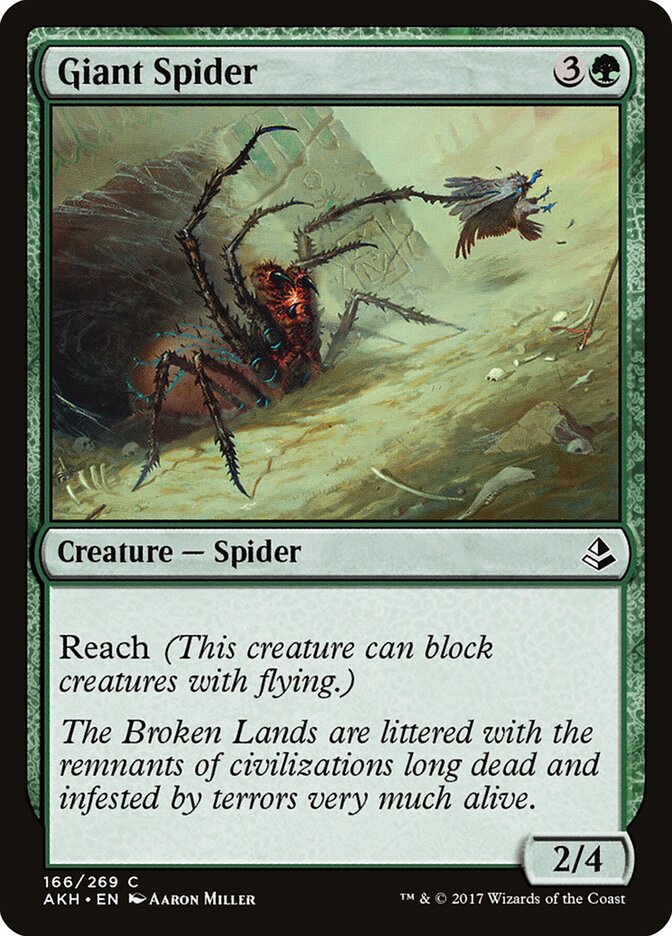 Giant Spider — Amonkhet #166