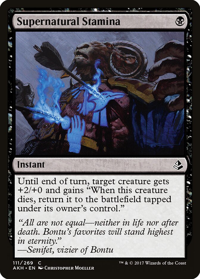 Supernatural Stamina — Amonkhet #111