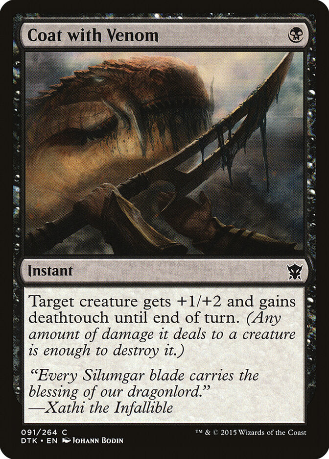 Cubrir de veneno | Coat with Venom — Dragons of Tarkir #91