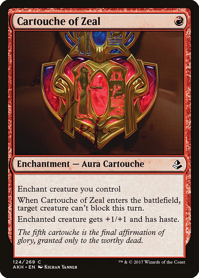 Cartouche of Zeal — Amonkhet #124