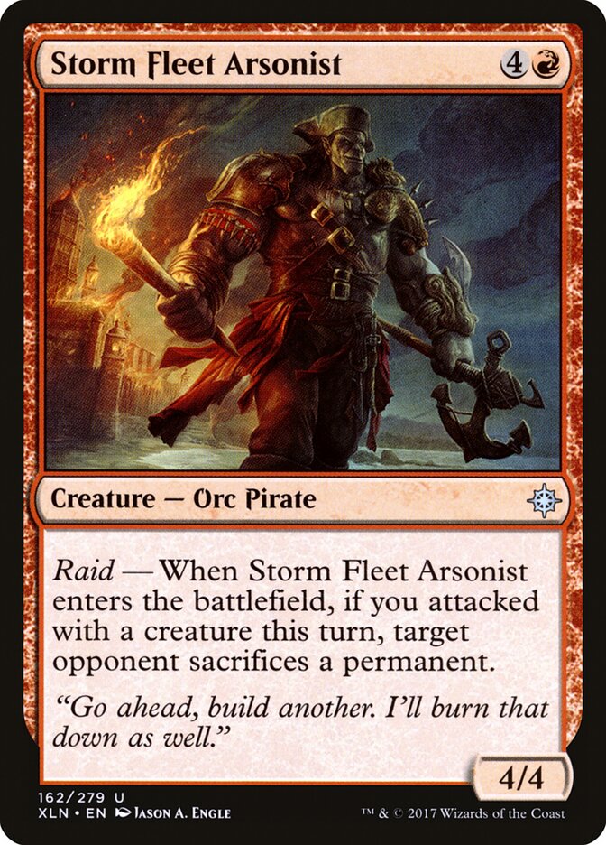 Storm Fleet Arsonist — Ixalan #162