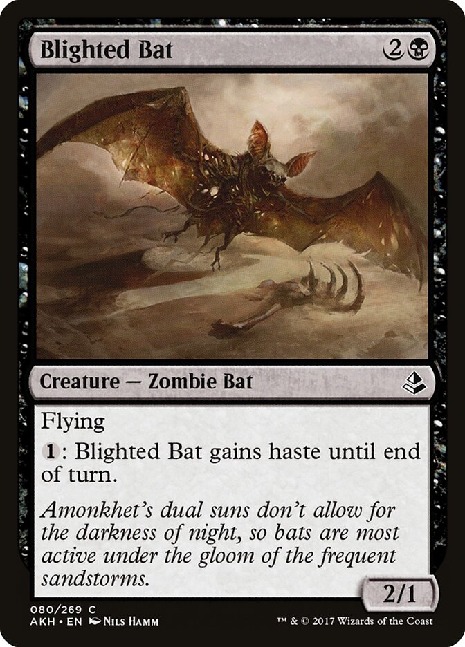 Blighted Bat — Amonkhet #80
