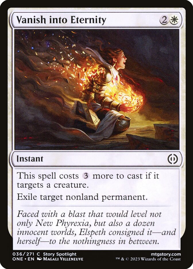 Desvanecerse en la eternidad | Vanish into Eternity — Phyrexia: All Will Be One #36
