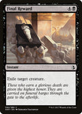 Final Reward — Amonkhet #92