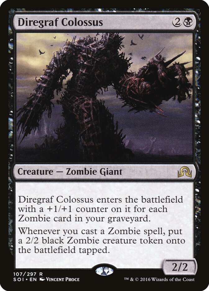 Coloso de tumbanefasta | Diregraf Colossus - Shadows over Innistrad #107