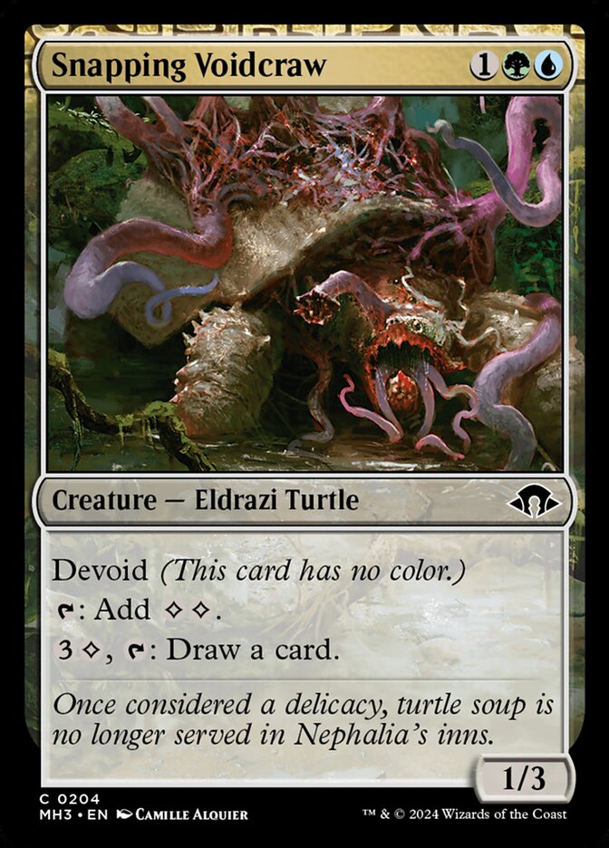 Engullidora vacía mordiente | Snapping Voidcraw — Modern Horizons 3 #204