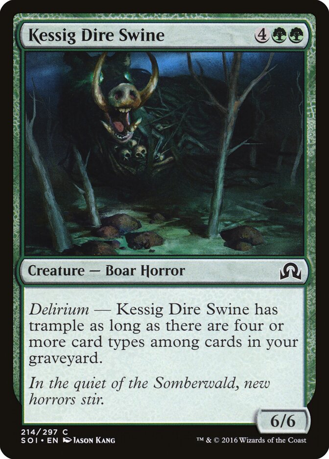 Kessig Dire Swine — Shadows over Innistrad #214