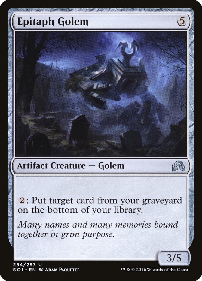Epitaph Golem — Shadows over Innistrad #254