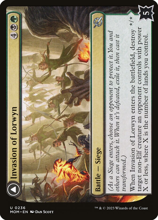 Invasión de Lorwyn // Fuerzas aventadoras | Invasion of Lorwyn // Winnowing Forces — March of the Machine #236