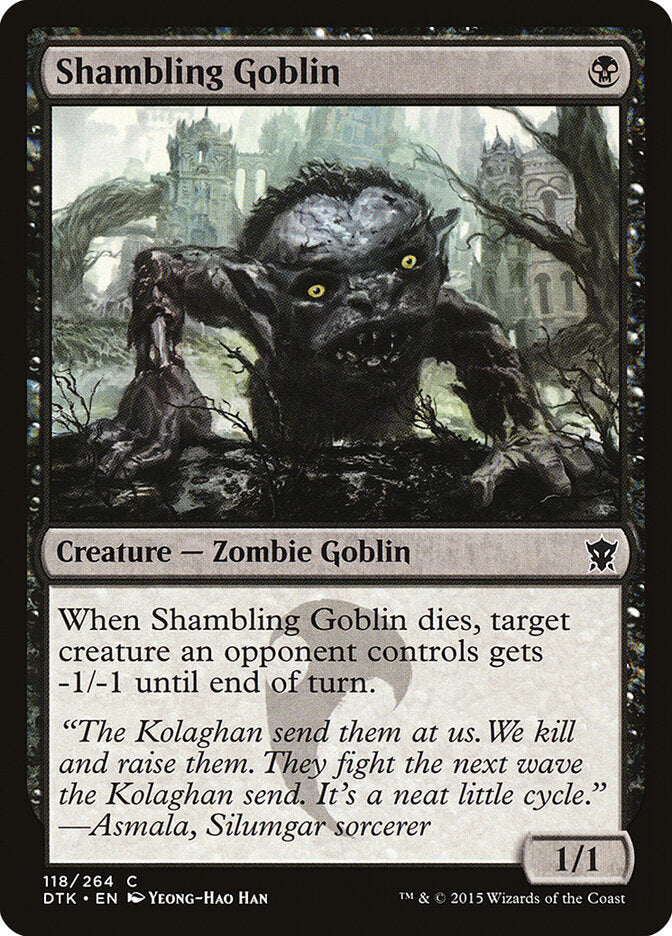 Trasgo reptante | Shambling Goblin — Dragons of Tarkir #118