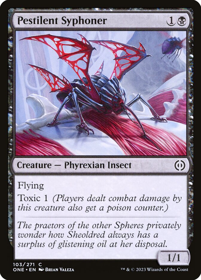 Extractor pestilente | Pestilent Syphoner — Phyrexia: All Will Be One #103