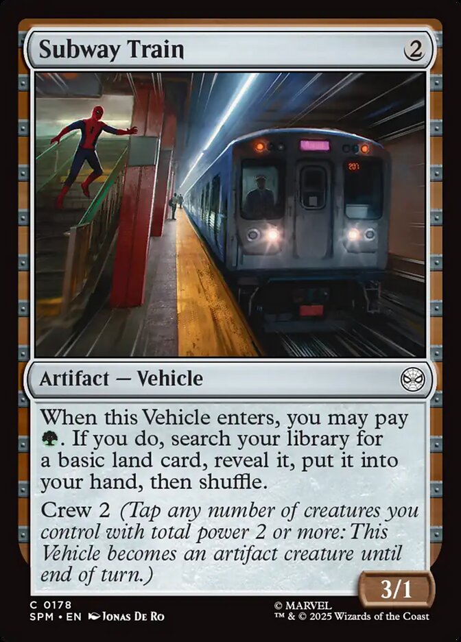 Tren del metro | Subway Train — Marvel's Spider-Man #178